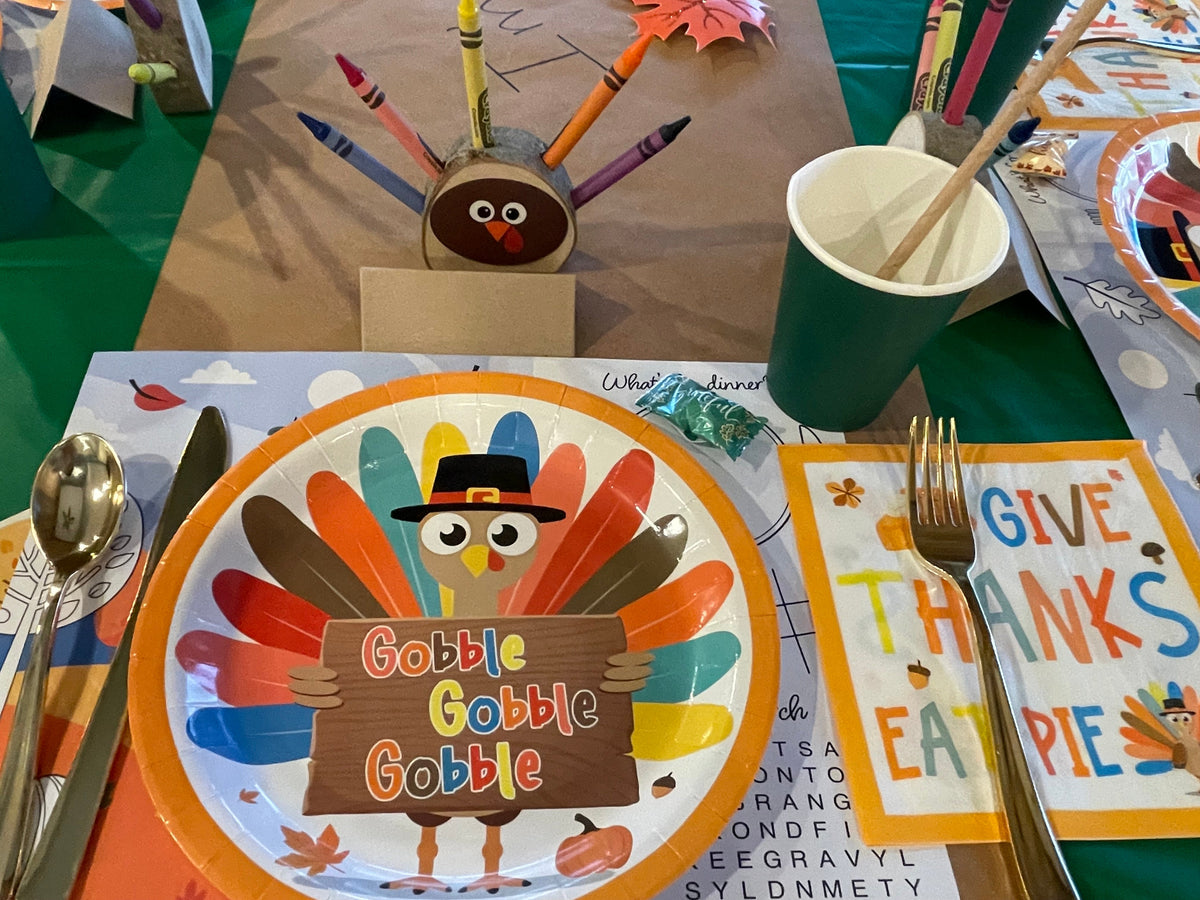Kids Thanksgiving Table
