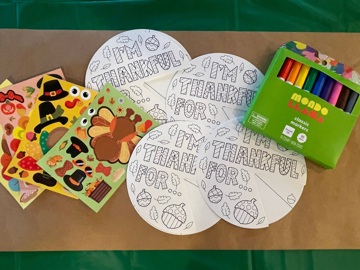 Kids Thanksgiving Table