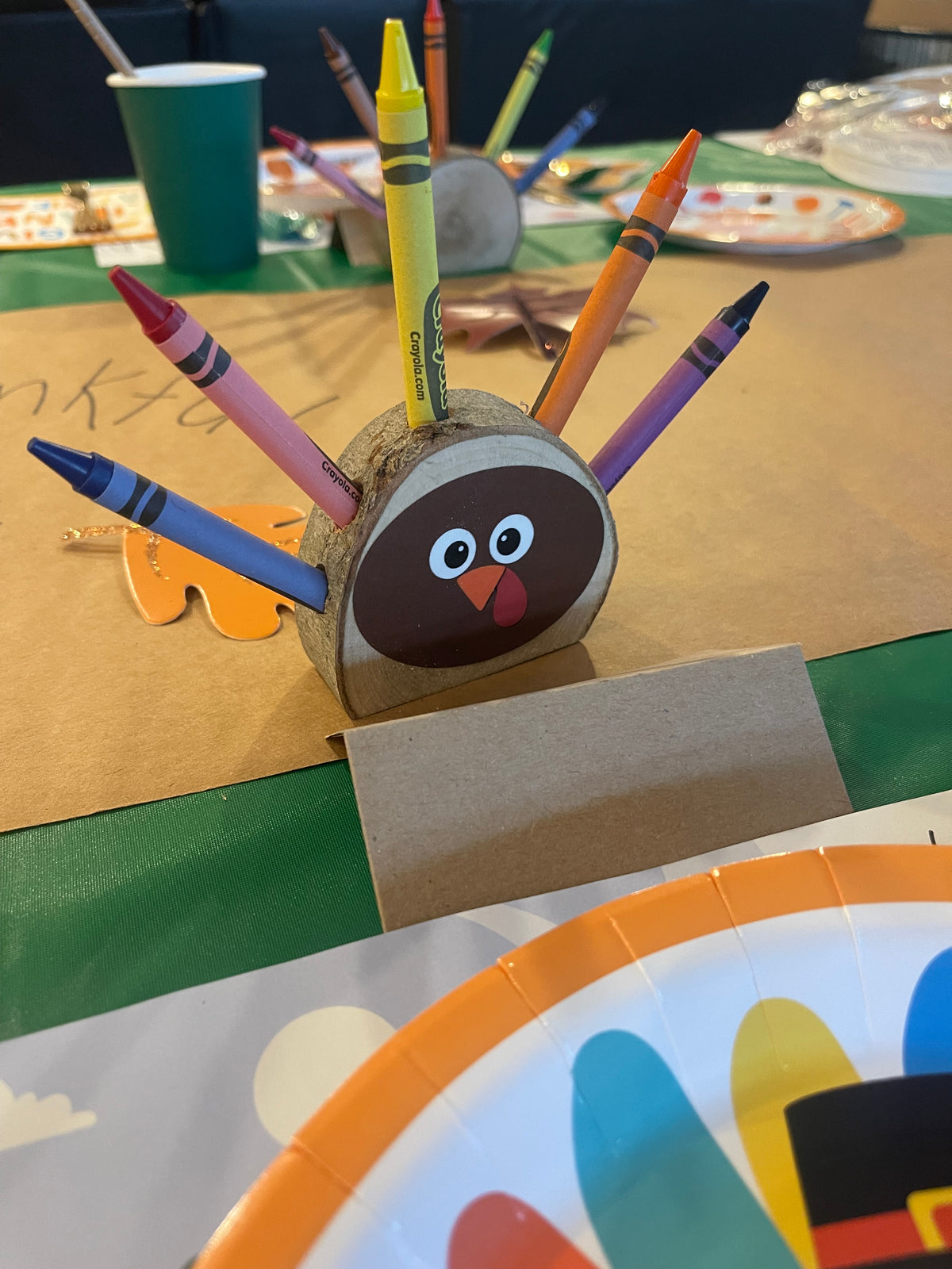 Kids Thanksgiving Table
